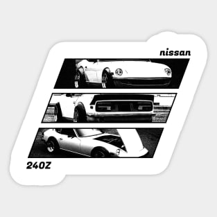 NISSAN DATSUN 240Z FAIRLADY Black 'N White Archive 2 Sticker